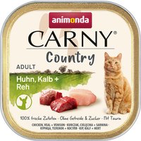 Sparpaket animonda Carny Country Adult 64 x 100 g - Huhn, Kalb + Reh von Animonda Carny