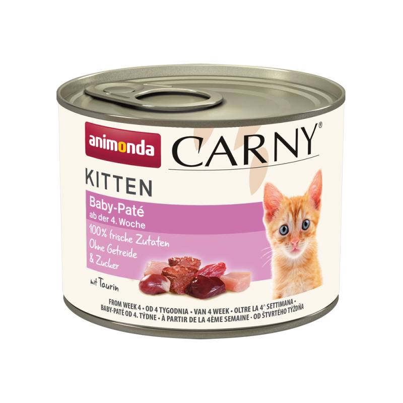 Sparpaket animonda Carny Kitten 24 x 200 g - Baby-Paté von Animonda Carny