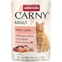 Sparpaket animonda Carny Pouch 24 x 85 g  - Huhn + Lachs von Animonda Carny