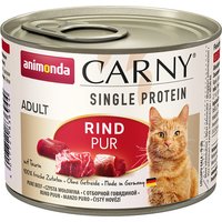 Sparpaket animonda Carny Single Protein Adult 24 x 200 g - Rind pur von Animonda Carny