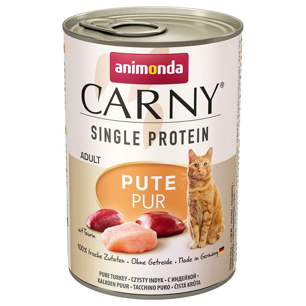 Sparpaket animonda Carny Single Protein Adult 24 x 400 g - Pute pur Sparpaket animonda Carny Single Protein Adult 24 x 400 g - Pute pur von Animonda Carny