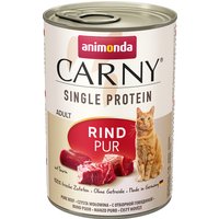 Sparpaket animonda Carny Single Protein Adult 24 x 400 g - Rind pur von Animonda Carny