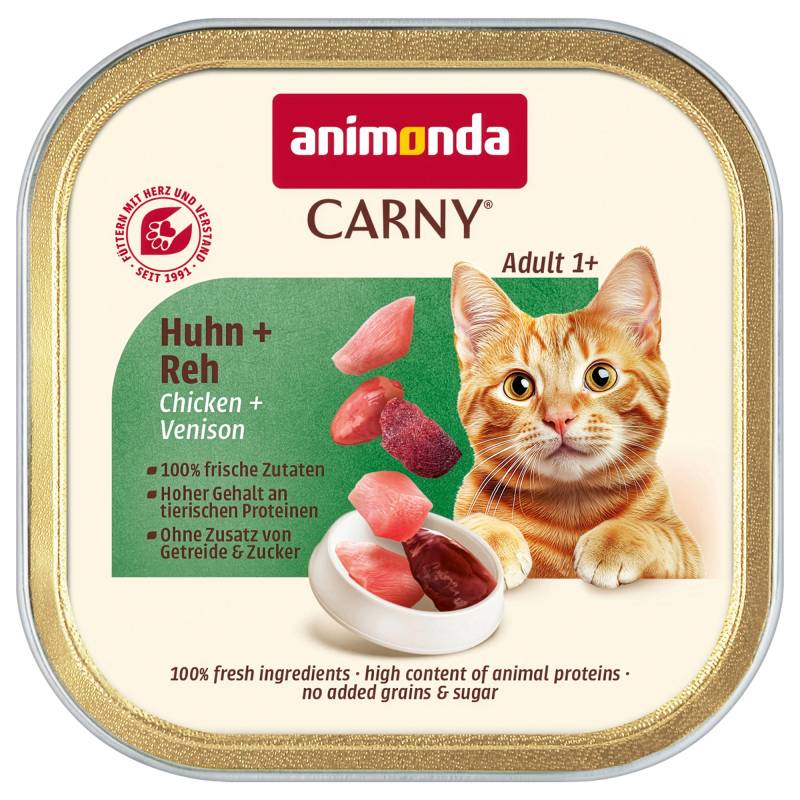 Sparpaket animonda Carny Adult 64 x 85 g - Huhn & Reh Sparpaket animonda Carny Adult 64 x 85 g - Huhn & Reh von Animonda Carny