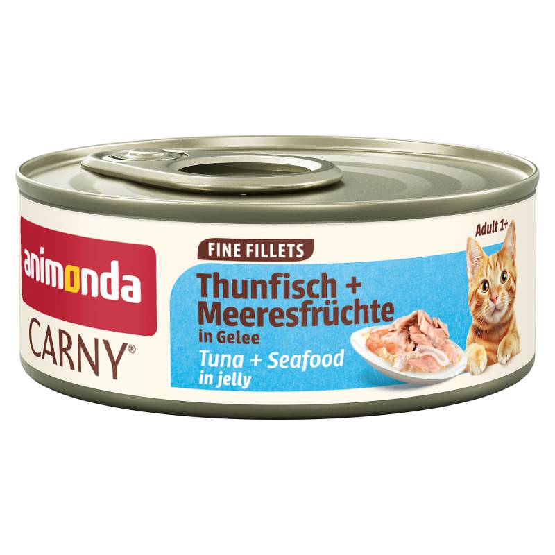 Sparpaket animonda Carny Adult Fine Fillets in Gelee 24 x 60 g - Thunfisch & Meeresfrüchte von Animonda Carny
