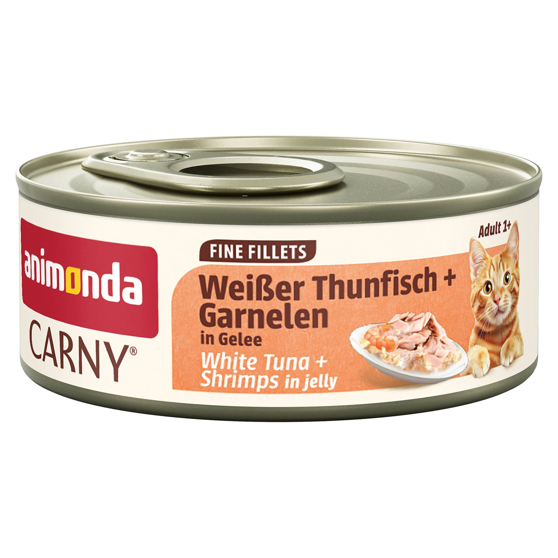 Sparpaket animonda Carny Adult Fine Fillets in Gelee 24 x 60 g - Weißer Thunfisch & Garnelen Sparpaket animonda Carny Adult Fine Fillets in Gelee 24 x 60 g - Weißer Thunfisch & Garnelen von Animonda Carny
