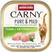 Sparpaket animonda Carny Adult Pure & Mild 64 x 100 g - Huhn + Katzenminze von Animonda Carny