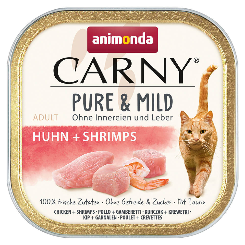 Sparpaket animonda Carny Adult Pure & Mild 64 x 100 g - Huhn + Shrimps Sparpaket animonda Carny Adult Pure & Mild 64 x 100 g - Huhn + Shrimps von Animonda Carny