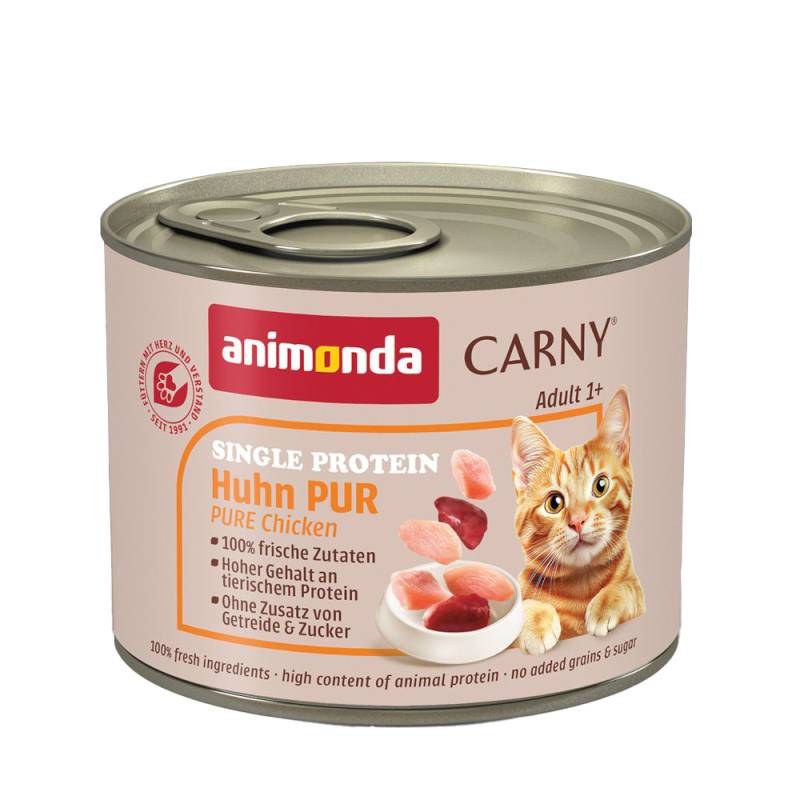 Sparpaket animonda Carny Single Protein Adult 24 x 200 g - Rind pur Sparpaket animonda Carny Single Protein Adult 24 x 200 g - Rind pur von Animonda Carny