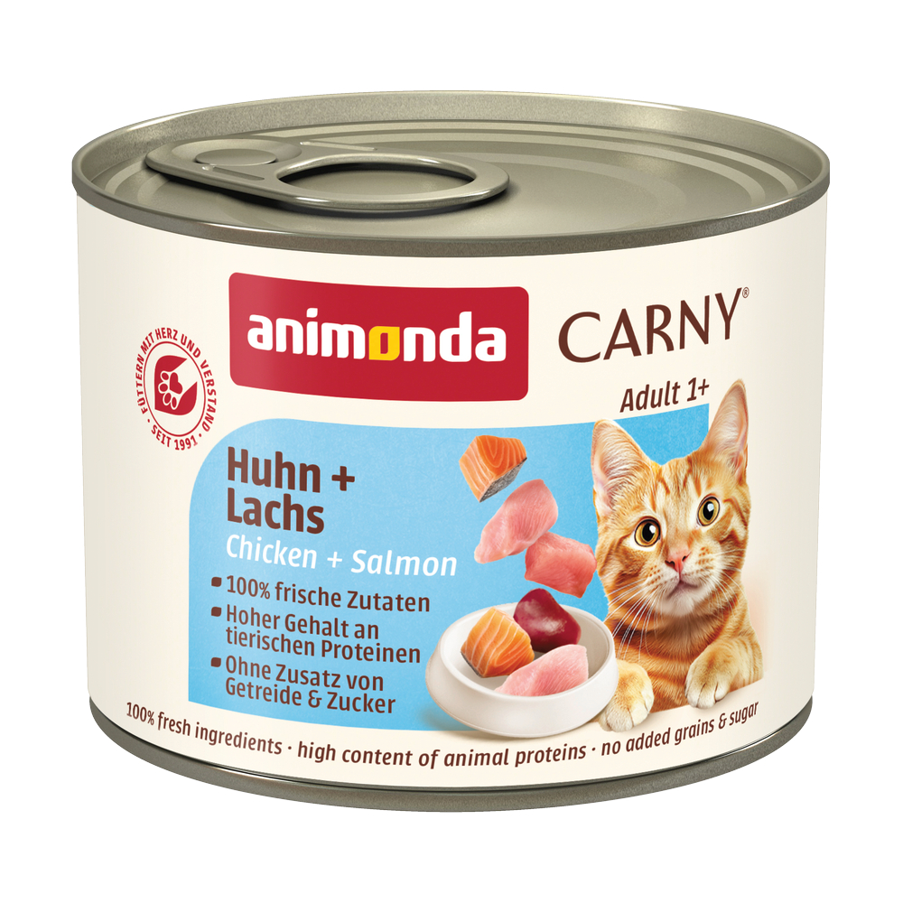 animonda Carny Adult 6 x 200 g - Huhn & Lachs animonda Carny Adult 6 x 200 g - Huhn & Lachs von Animonda Carny