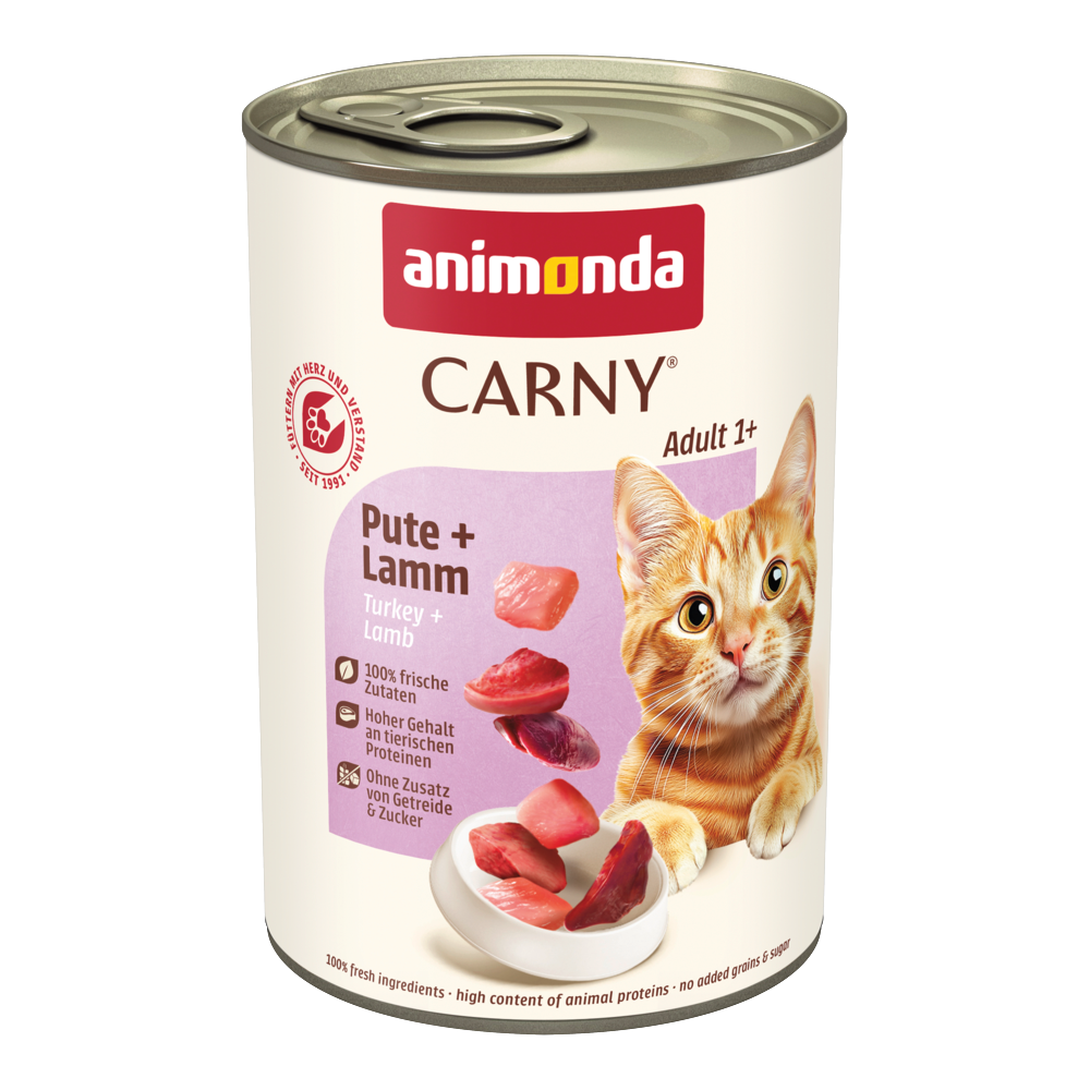 animonda Carny Adult 6 x 400 g - Pute & Lamm animonda Carny Adult 6 x 400 g - Pute & Lamm von Animonda Carny
