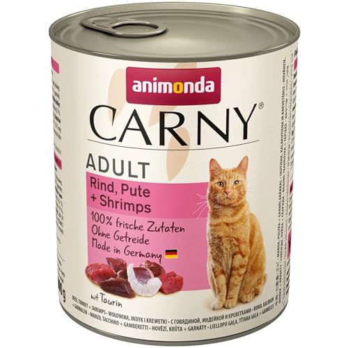 Animonda Carny Adult Rind Pute & Shrimps. 800g (Menge: 6 je Bestelleinheit) von Animonda Cat