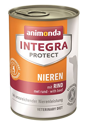 Animonda Integra Protect Diät Hundefutter, Nassfutter bei chronischer Niereninsuffizienz, mit Rind, 400 g (1er-Pack) von Animonda Dog