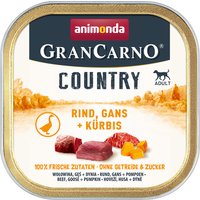 animonda GranCarno Adult Country 22 x 150 g - Rind, Gans & Kürbis von Animonda GranCarno