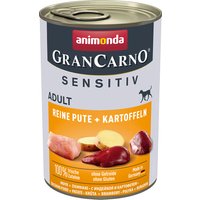 animonda GranCarno Adult Sensitive 24 x 400 g - Reine Pute & Kartoffeln von Animonda GranCarno