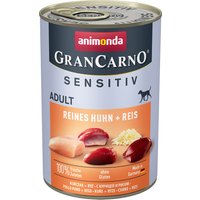 animonda GranCarno Adult Sensitive 24 x 400 g - Reines Huhn & Reis von Animonda GranCarno