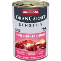 animonda GranCarno Adult Sensitive 24 x 400 g - Reines Rind & Kartoffeln von Animonda GranCarno