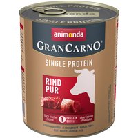 animonda GranCarno Adult Single Protein 6 x 800 g - Rind Pur von Animonda GranCarno