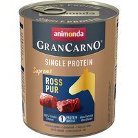 animonda GranCarno Adult Single Protein Supreme 6 x 800 g - Ross Pur von Animonda GranCarno