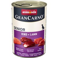 Sparpaket animonda GranCarno Original 12 x 400 g - Senior Rind & Lamm von Animonda GranCarno