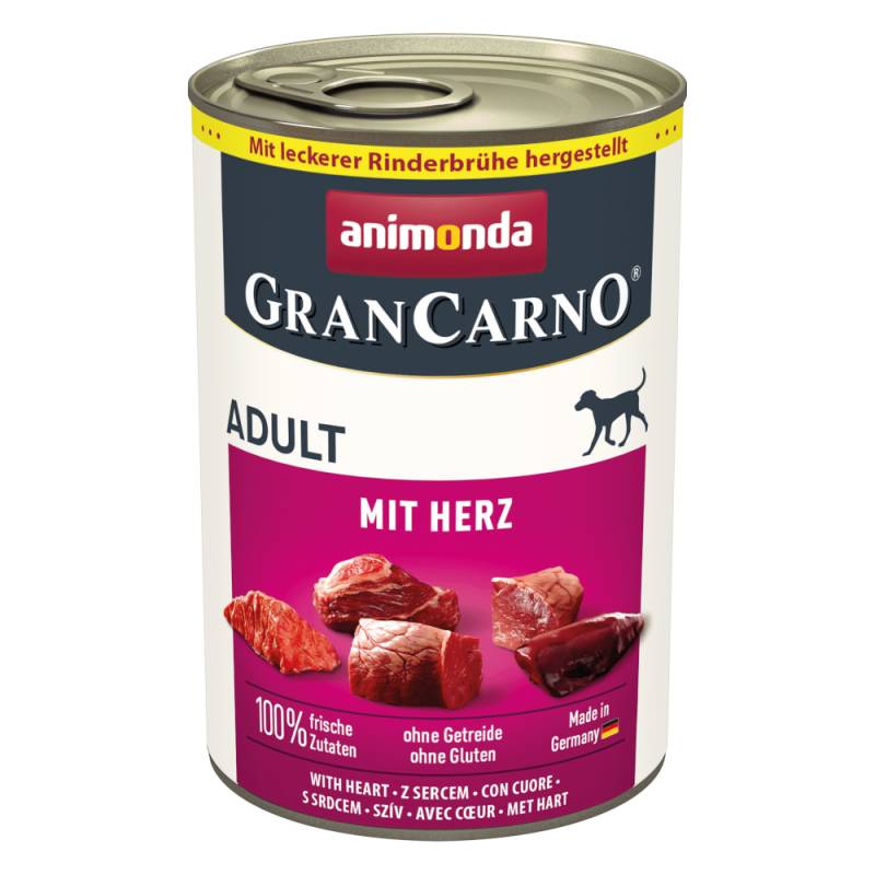 animonda GranCarno Original Adult 6 x 400 g - Herz von Animonda GranCarno