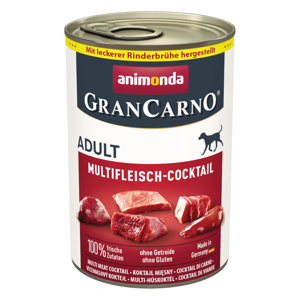 animonda GranCarno Original Adult 6 x 400 g - Multifleisch-Cocktail von Animonda GranCarno