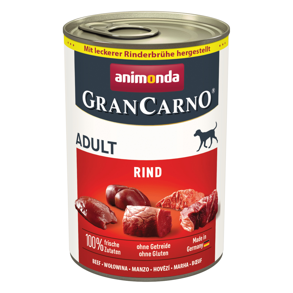 animonda GranCarno Original Adult 6 x 400 g - Rind von Animonda GranCarno