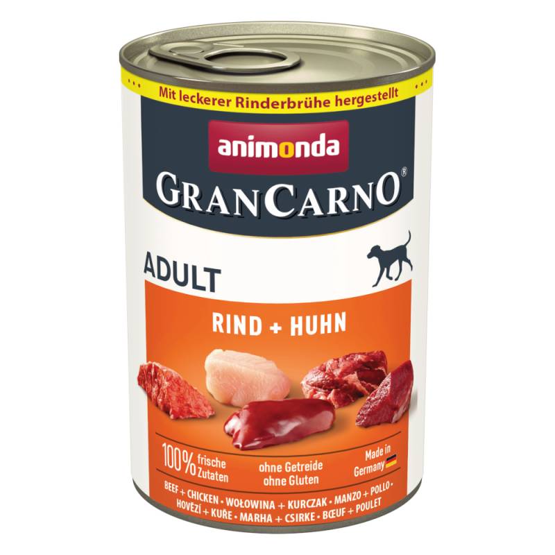 animonda GranCarno Original Adult 6 x 400 g - Rind & Huhn von Animonda GranCarno