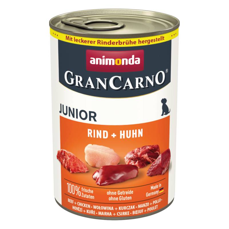 animonda GranCarno Original Junior 6 x 400 g - Rind & Huhn von Animonda GranCarno