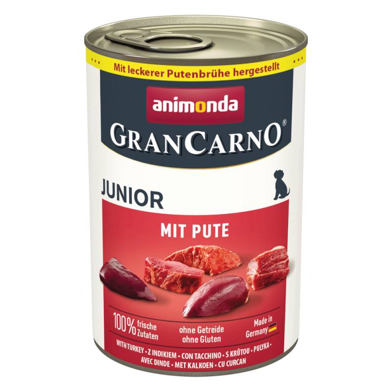 animonda GranCarno Original Junior 6 x 400 g - mit Pute von Animonda GranCarno