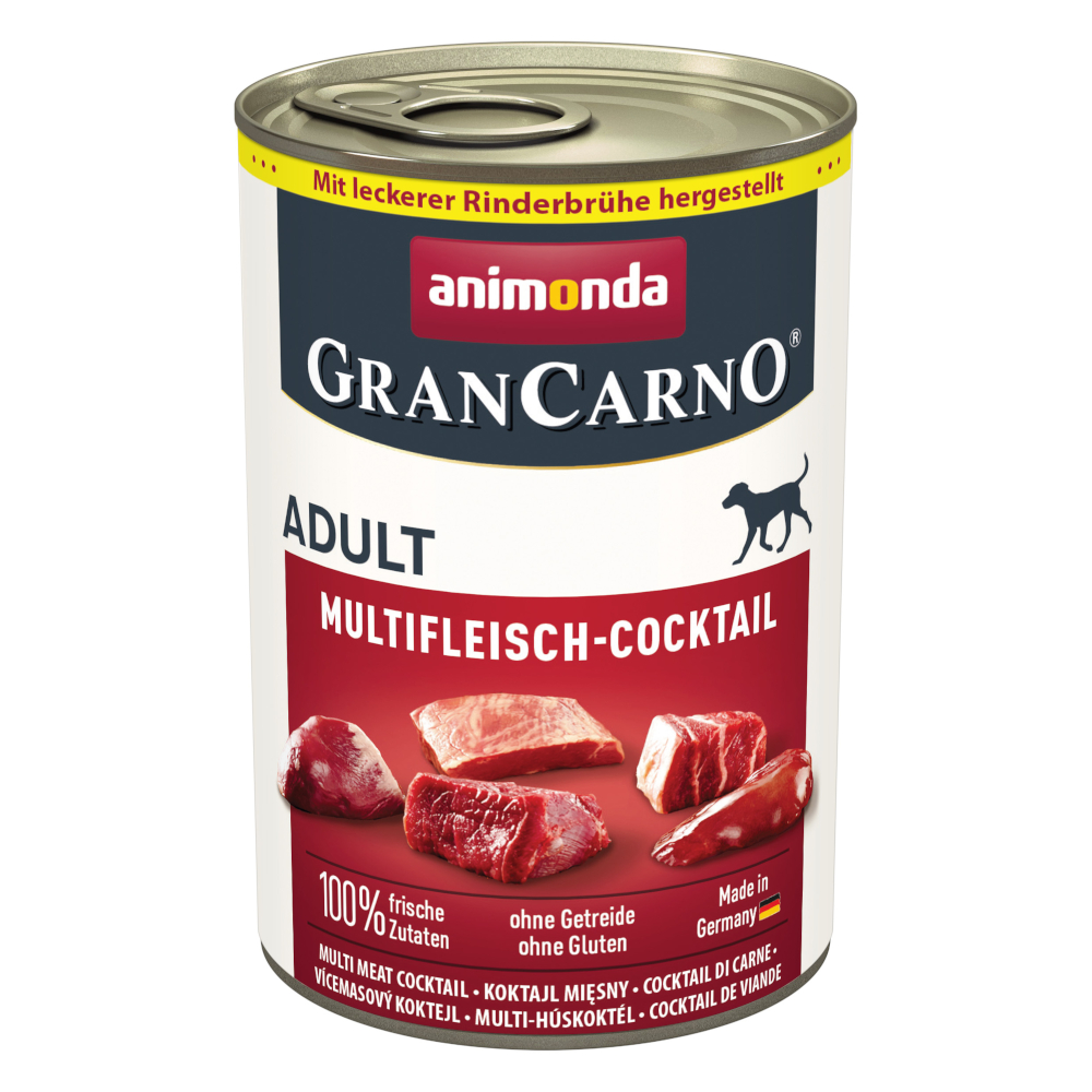 Sparpaket animonda GranCarno Original 12 x 400 g - Multifleisch-Cocktail Sparpaket animonda GranCarno Original 12 x 400 g - Multifleisch-Cocktail von Animonda GranCarno