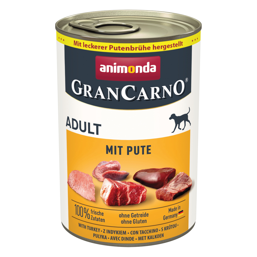 Sparpaket animonda GranCarno Original 12 x 400 g - mit Pute Sparpaket animonda GranCarno Original 12 x 400 g - mit Pute von Animonda GranCarno