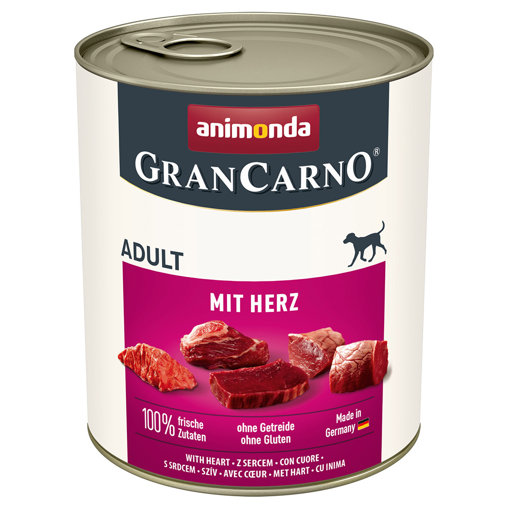 Sparpaket animonda GranCarno Original 12 x 800 g - Herz Sparpaket animonda GranCarno Original 12 x 800 g - Herz von Animonda GranCarno