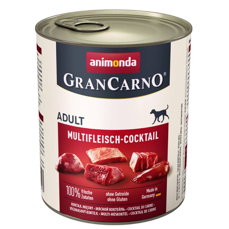 Sparpaket animonda GranCarno Original 12 x 800 g - Multifleisch-Cocktail von Animonda GranCarno