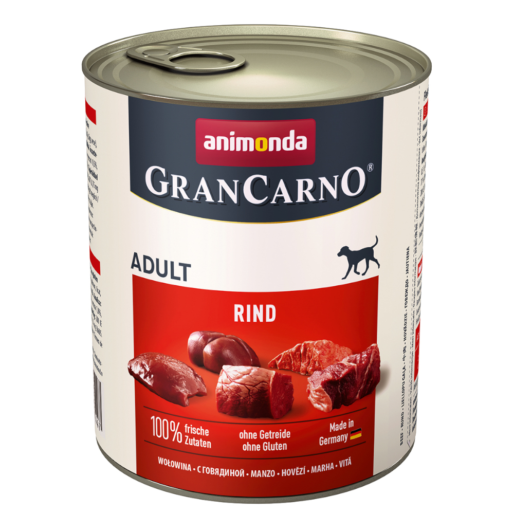 Sparpaket animonda GranCarno Original 12 x 800 g - Rind von Animonda GranCarno