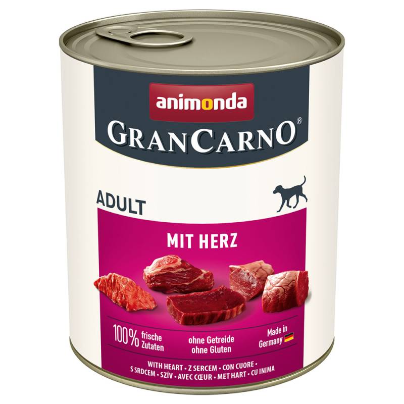 Sparpaket animonda GranCarno Original 24 x 800 g - Herz von Animonda GranCarno