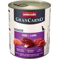 Sparpaket animonda GranCarno Original 24 x 800 g - Senior Rind & Lamm von Animonda GranCarno