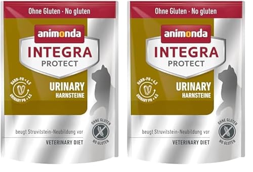 Integra Protect Katzenfutter Urinary Struvitstein (1 x 300g), von Veterinären empfohlen, Hochwertiges Ergänzungstrockenfutter für Erwachsene Katzen von animonda (Packung mit 2) von Animonda Integra Protect