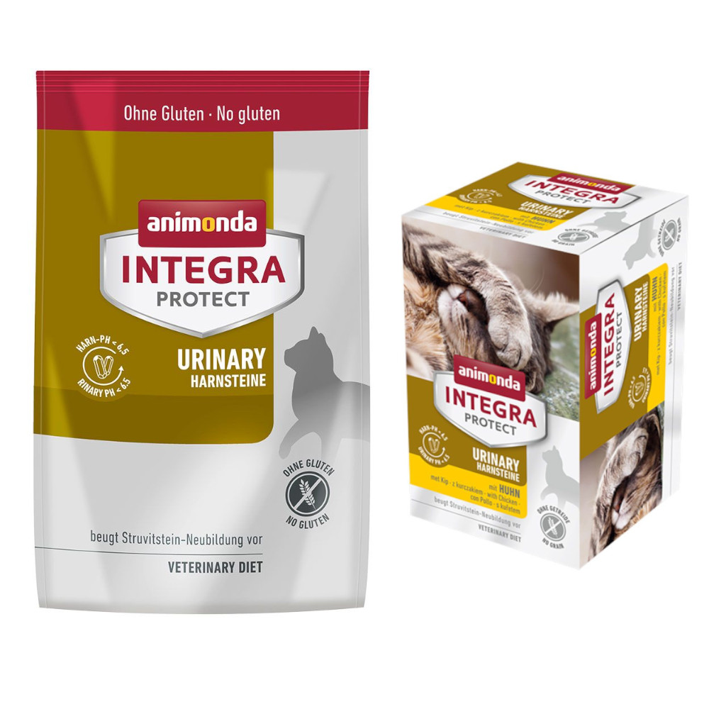 6 x 100 g animonda Integra Protect Adult + 1,2 kg passendes Trockenfutter zum Sonderpreis! - Urinary Struvitstein Huhn + Harnsteine 6 x 100 g animonda Integra Protect Adult + 1,2 kg passendes Trockenfutter zum Sonderpreis! - Urinary Struvitstein Huhn + Harnsteine von Animonda Integra
