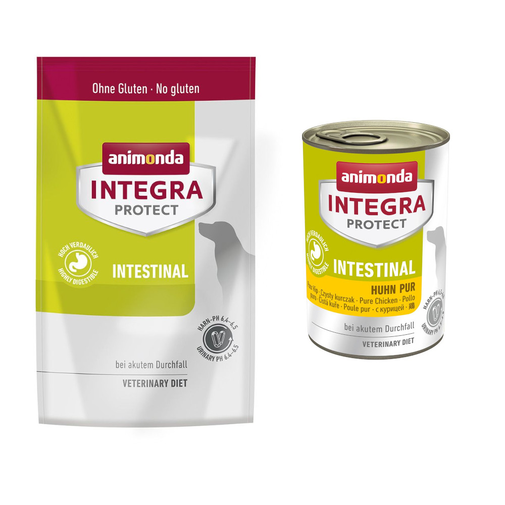 6 x 400 g animonda Integra Protect + 4 kg passendes Trockenfutter zum Sonderpreis! - Intestinal mit Huhn + Intestinal von Animonda Integra