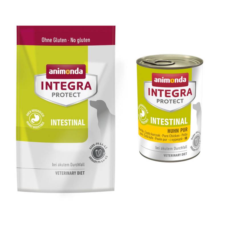 6 x 400 g animonda Integra Protect + 4 kg passendes Trockenfutter zum Sonderpreis! - Intestinal mit Huhn + Intestinal von Animonda Integra