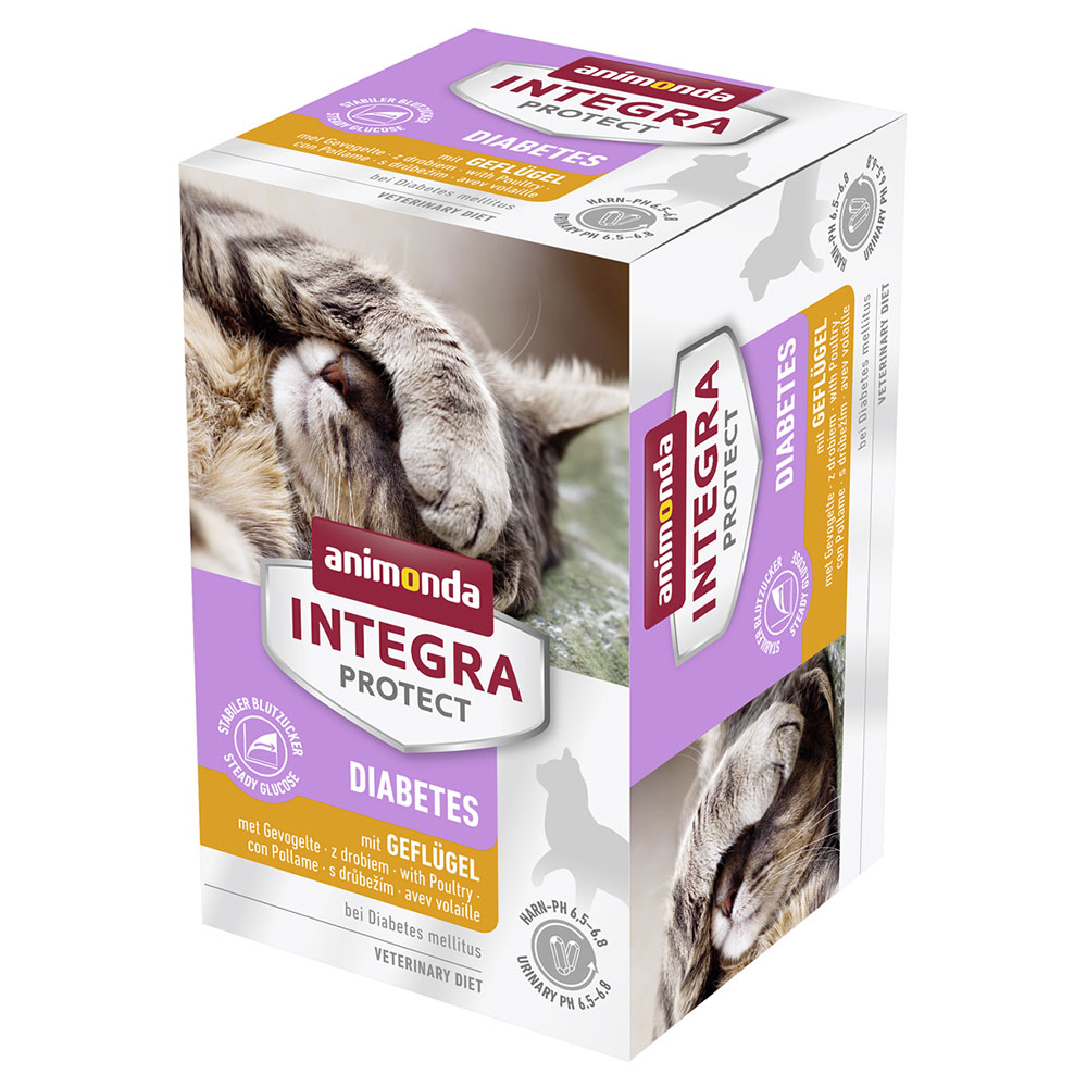 animonda Integra Protect Adult Diabetes Schale 6 x 100 g - mit Geflügel von Animonda Integra