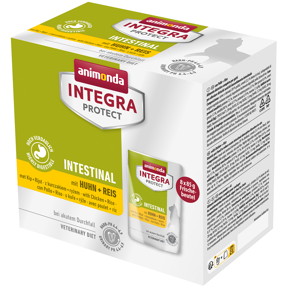 animonda Integra Protect Adult Intestinal 8 x 85 g - Huhn & Reis von Animonda Integra