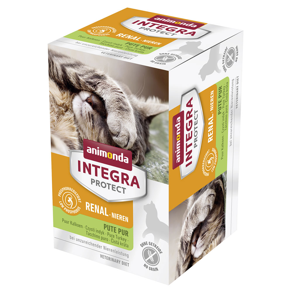 animonda Integra Protect Adult Niere Schale 24 x 100 g - Pute Pur von Animonda Integra