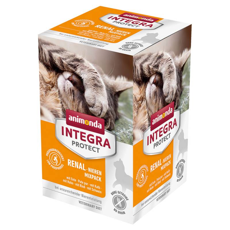 animonda Integra Protect Adult Niere Schale 6 x 100 g - Mixpaket (6 Sorten) von Animonda Integra