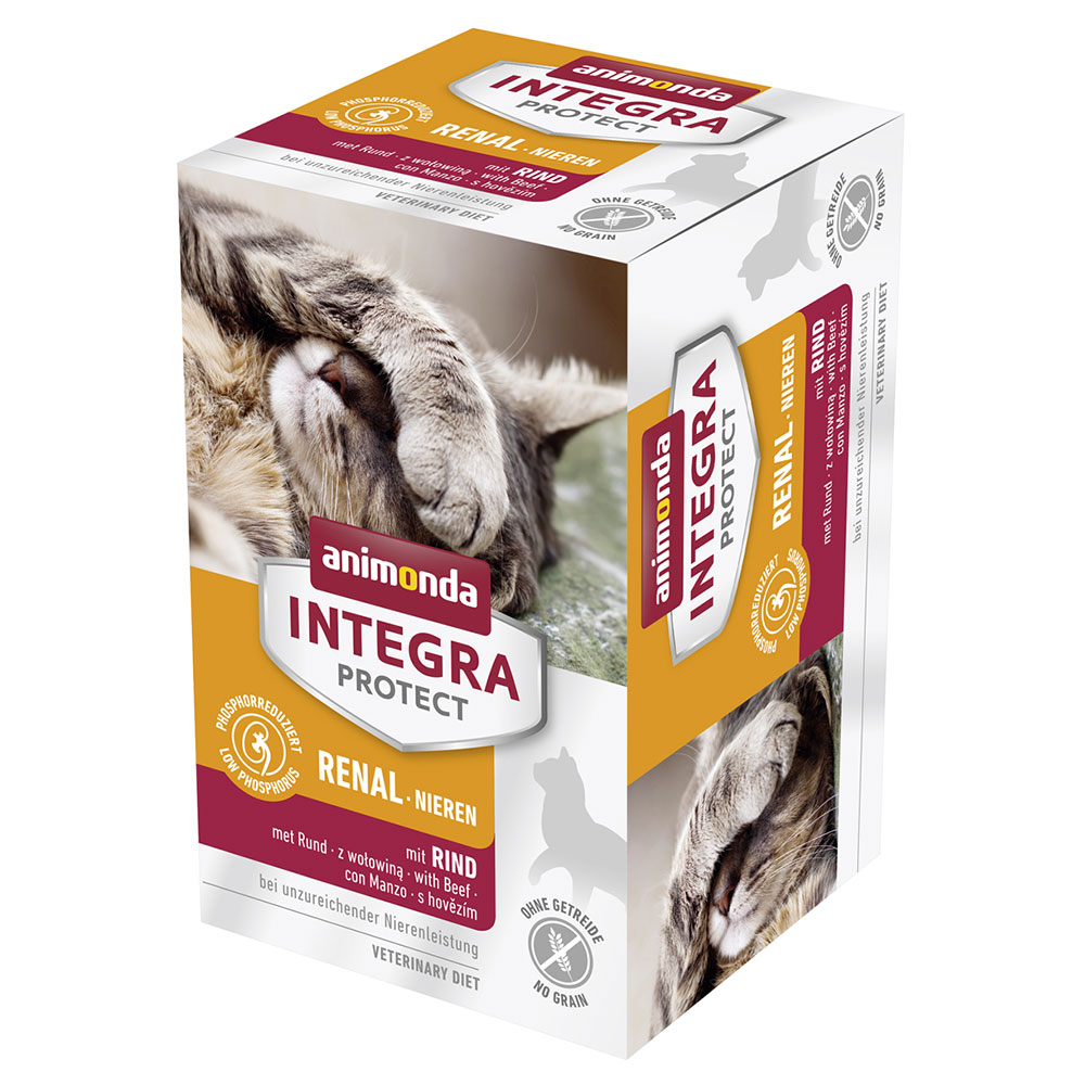 animonda Integra Protect Adult Niere Schale 6 x 100 g - mit Rind von Animonda Integra