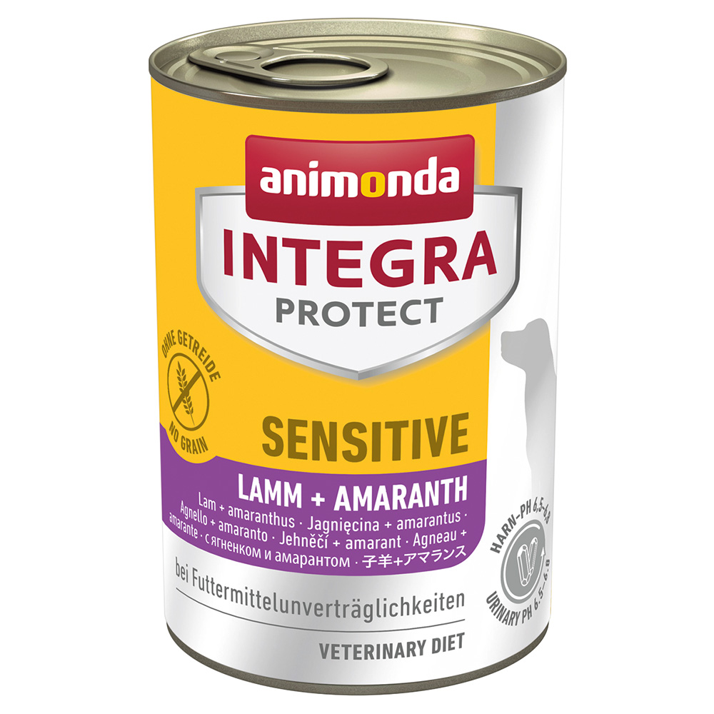 animonda Integra Protect Sensitive Dose - Sparpaket: 24 x 400 g Lamm & Amaranth von Animonda Integra