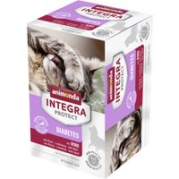Sparpaket animonda Integra Protect Adult Diabetes 24 x 100 g - Mix (4 Sorten gemischt) von Animonda Integra