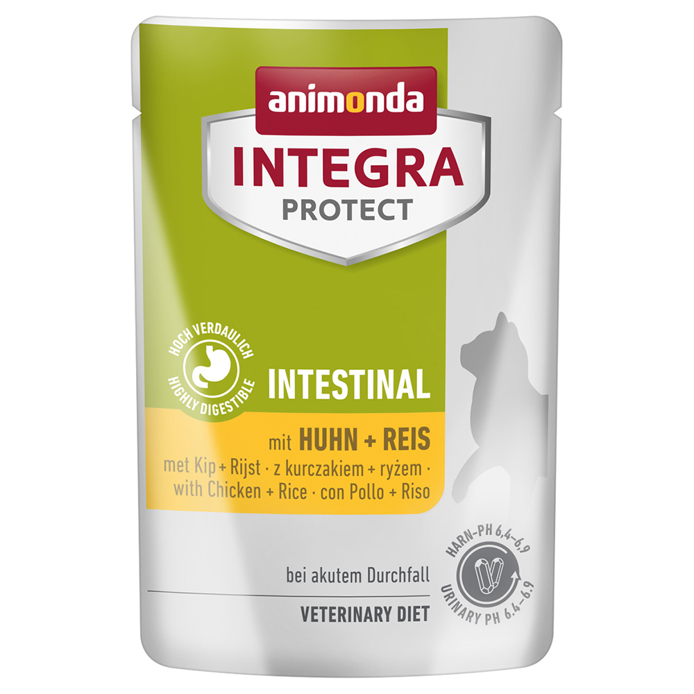 Sparpaket animonda Integra Protect Adult Intestinal 48 x 85 g - Huhn & Reis von Animonda Integra