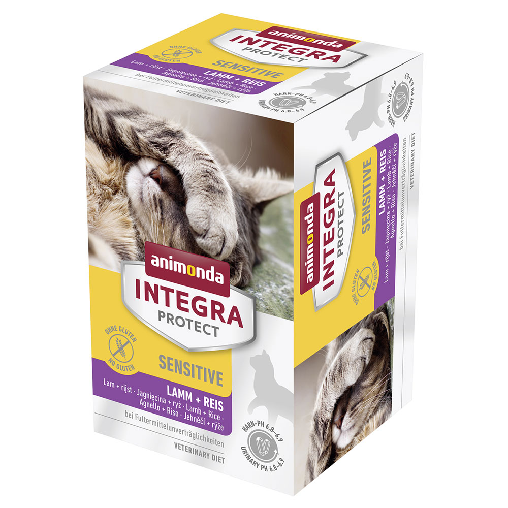 Sparpaket animonda Integra Protect Adult Sensitive 24 x 100 g Schale - Lamm & Reis Sparpaket animonda Integra Protect Adult Sensitive 24 x 100 g Schale - Lamm & Reis von Animonda Integra