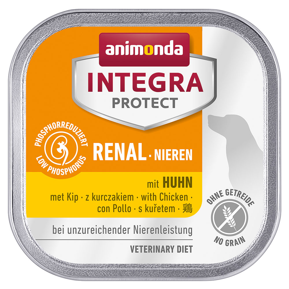 animonda Integra Protect Niere Schale - Sparpaket: 33 x 150 g Huhn von Animonda Integra